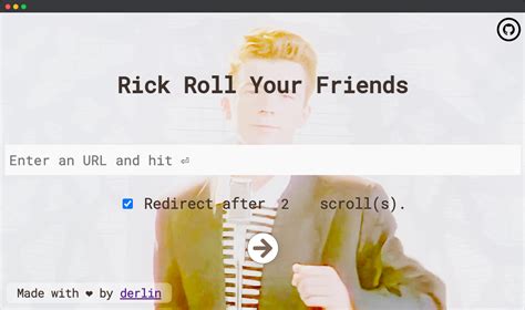 rickroll link generator|The Best Way to Rick Roll Your Friends.